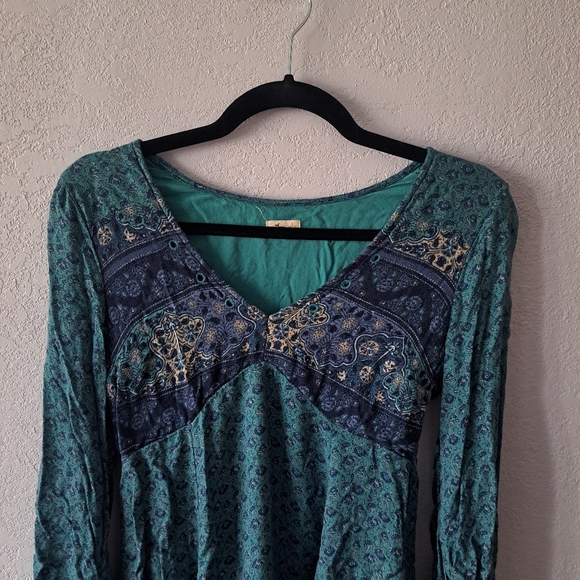 Hollister Boho Teal Mini dress - Picture 2 of 5